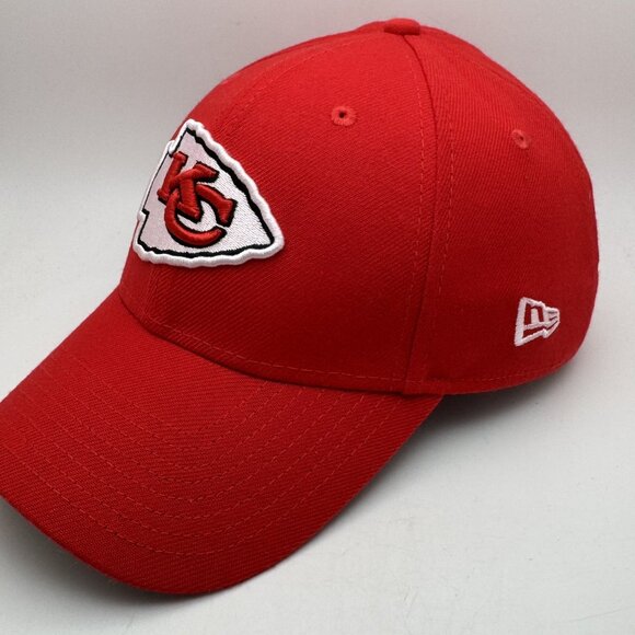 Kansas City Chiefs Hat Cap Red New Era 39THIRTY Stretch Fit Medium/Large NFL - Picture 2 of 5